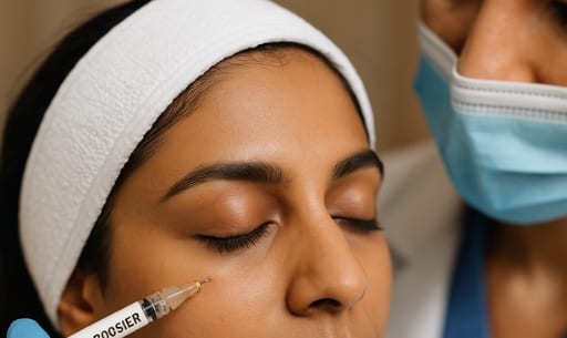 Skin booster micro-injection treatment